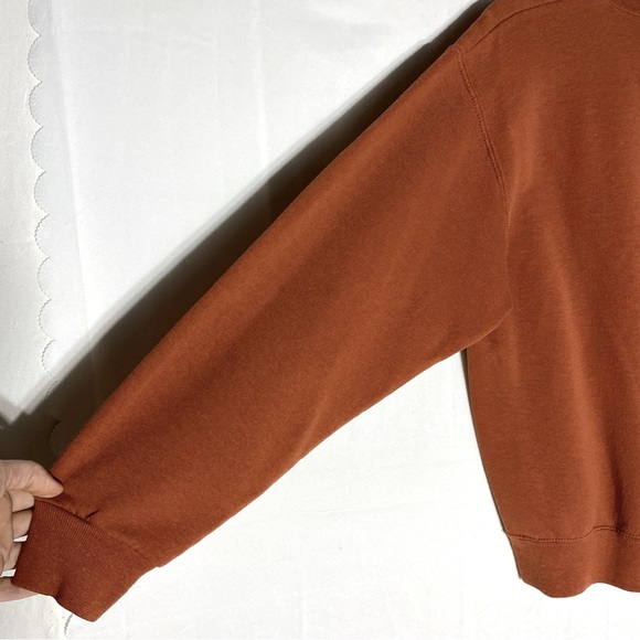 Vintage Fruit Of The Loom Brown Crew Neck Sweatshirt M - Picture 11 of 14